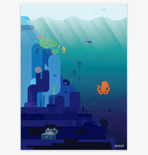 Load image into Gallery viewer, Ozobot Challenge Mat: Ocean Explorer