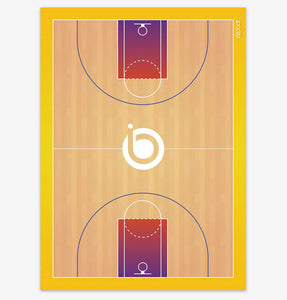 Ozobot Challenge Mat: Basketball