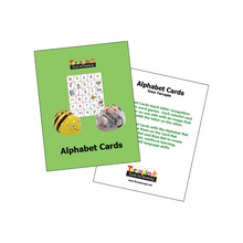 Load image into Gallery viewer, Alphabet Cards for Bee-Bot Transparent Pocket Mats